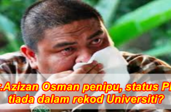 status phd dr azizan osman penipu