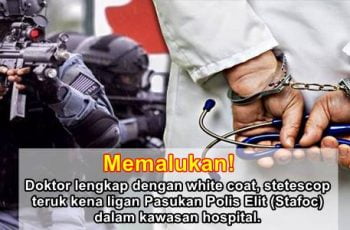 Doktor Teruk Dibelasah Polis