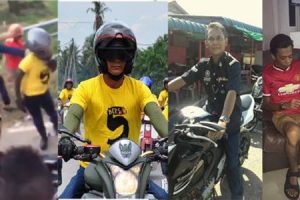 Melutut Menangis Budak Baju Merah Apabila Lelaki Yang Ditendangnya Adalah Anggota Polis