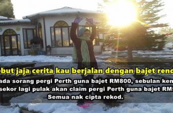 Travel Bajet Tapi Menyusahkan Diri