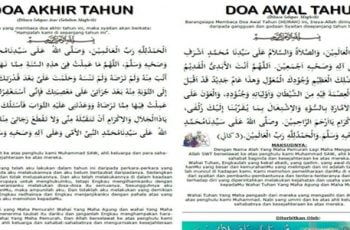 Doa Akhir Tahun dan Awal