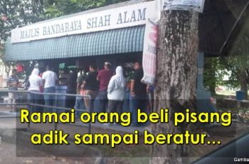 pisang goreng beratur