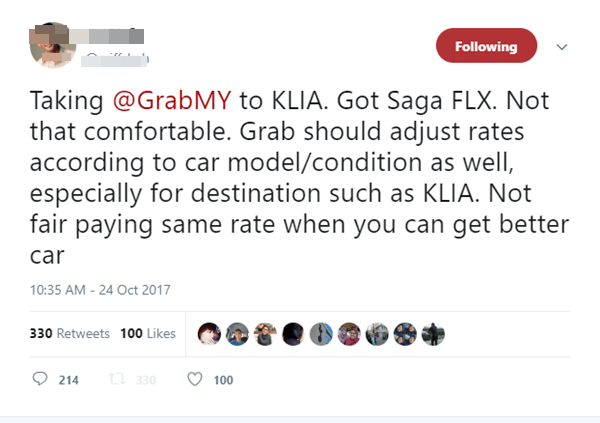 Mengadu Tidak Selesa Tempah Grab Dapat Saga FLX, Blogger Ini Dihentam Kaw Kaw 1 ariffshah twitter