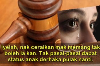 ceraikan isteri kerana gaduh