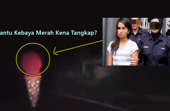 hantu kebaya merah kena tangkap