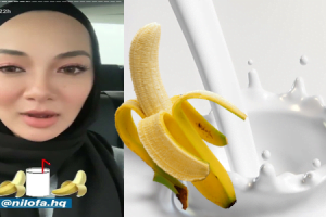 neelofa jual susu pisang