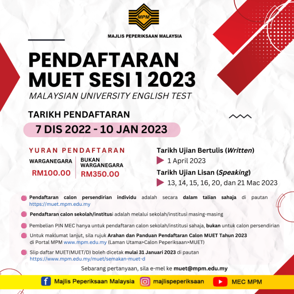 muet 2023